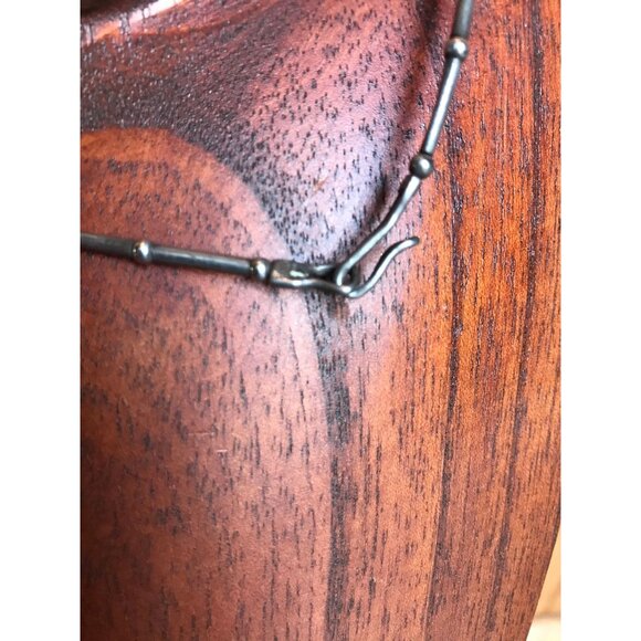 Vtg Heishi Necklace Shell Disc & Turquoise Beads With Sterling Silver - Picture 8 of 9